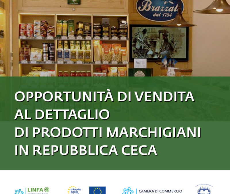 Canale Retail Repubblica Ceca – Mese dei prodotti agroalimentari delle Marche in 24 negozi della Repubblica Ceca